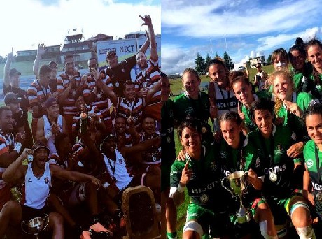 Counties Manukau and Manawatu win Natonal Sevens titles