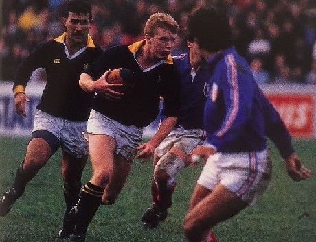 Wellington against international teams: versus France 1989