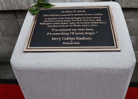 Jerry Collins Stadium officially opened in ceremony at Porirua Park