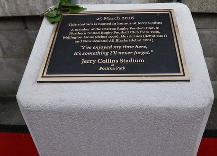 Jerry Collins Stadium officially opened in ceremony at Porirua Park