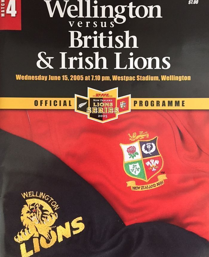 Wellington against international teams: versus British and Irish Lions 2005