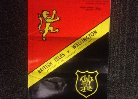Wellington against international teams: versus British Isles 1971