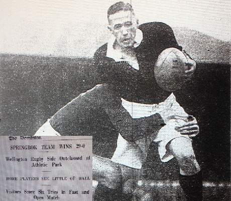  Wellington against International teams: versus South Africa 1937