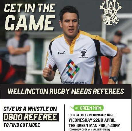 Referee Recruitment night on Wednesday