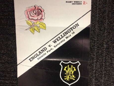Wellington against international teams: versus England 1963